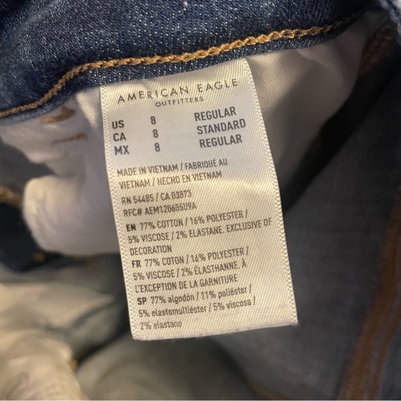 American Eagle Curvy Super Hi-Rise Jegging Next Level Stretch Jeans - Picture 9 of 9